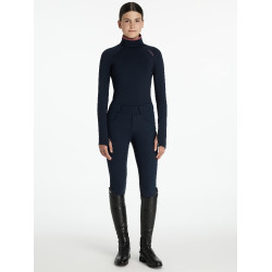 Maillot de corps Young Rider LeMieux Savannah col montant Marine Bleu marine