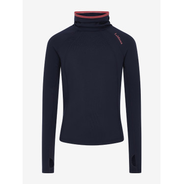Maillot de corps Young Rider LeMieux Savannah col montant Marine Bleu marine