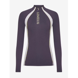 LeMieux ondershirt dames Philippa van meshstof Juniper Violet LeMieux ondershirt dames Philippa van meshstof Juniper Violet
