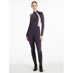 LeMieux ondershirt dames Philippa van meshstof Juniper Violet