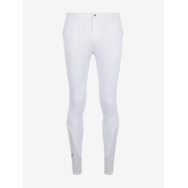 Pantalon d’équitation LeMieux homme fond silicone classique Blanc