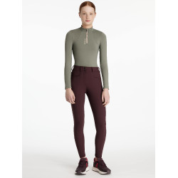 Pantalon d’équitation fond silicone Young Rider LeMieux Izzy Damson Violet Pantalon d’équitation fond silicone Young Rider LeMieux Izzy Damson Violet