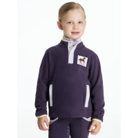Mini LeMieux Mae fleece met drukknoopsluiting Juniper