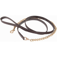 Long de présentation chainette simple T de T Havane foncé Marron