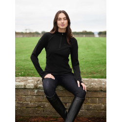 LeMieux Frances dames fleece met ritskraag Zwart