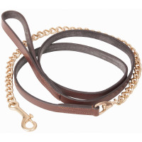 Long de présentation chainette simple T de T Havane foncé Marron