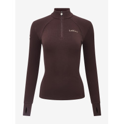 LeMieux Frances dames fleece met ritskraag Damson Violet