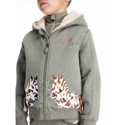 Mini LeMieux Charlie pony hoodiesweater Rozemarijn Groen