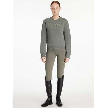 Young Rider LeMieux Carmen sweatshirt met ronde hals Rozemarijn Groen Young Rider LeMieux Carmen sweatshirt met ronde hals Rozemarijn Groen