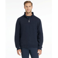 Sweat col zippé LeMieux homme Marine Bleu marine