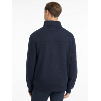 Sweat col zippé LeMieux homme Alpine Marron