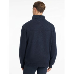 Sweat col zippé LeMieux homme Marine Bleu marine