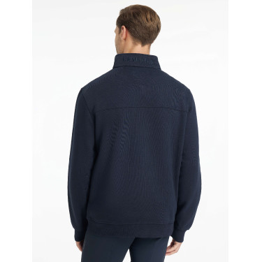 Sweat col zippé LeMieux homme Marine Bleu marine
