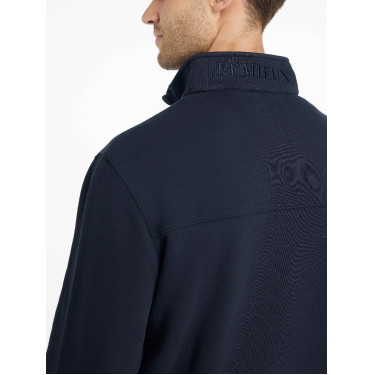 LeMieux herensweater met ritskraag Marine Marineblauw