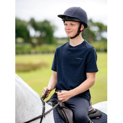 T-shirt Junior Young Rider LeMieux jongen Marine Marineblauw