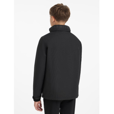 Veste d’équitation imperméable Team Young Rider pour garçons noire Veste d’équitation imperméable Team Young Rider pour garçons noire
