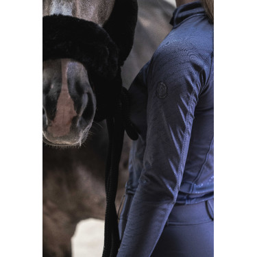 Baselayer Je t'aime Equithème Sabine dames Blauw / grijs
