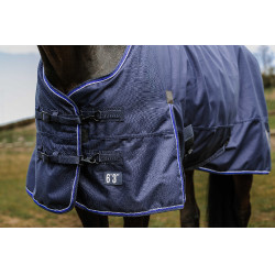 Couverture Equithème Classic 3 Layers 1200D Marine Bleu marine
