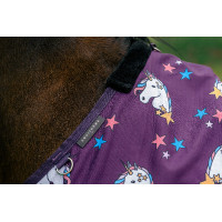 Couverture Equithème Licorne 600D Prune Violet