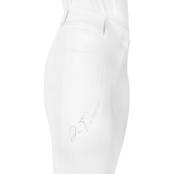 Pantalon Je t'aime Equithème Elsa femme Blanc Pantalon Je t'aime Equithème Elsa femme Blanc