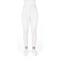 Pantalon Je t'aime Equithème Elsa femme Blanc Pantalon Je t'aime Equithème Elsa femme Blanc