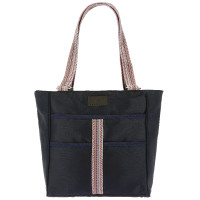 Sac cabas Equithème Aztec avec poches Marine Bleu marine Sac cabas Equithème Aztec avec poches Marine Bleu marine
