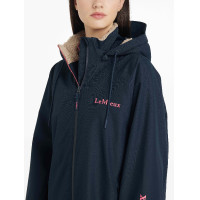 Lange waterdichte jas LeMieux HydroShield Marine Marineblauw Lange waterdichte jas LeMieux HydroShield Marine Marineblauw