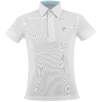 Polo mesh Equithème Edy Blanc Polo mesh Equithème Edy Blanc