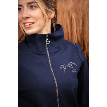 Veste Pénélope Tweeny strass Marine Bleu marine Veste Pénélope Tweeny strass Marine Bleu marine