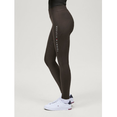 Legging Tommy Hilfiger Equestrian Elmira hiver full grip femme Cacao Marron