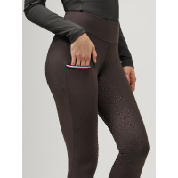 Legging Tommy Hilfiger Equestrian Elmira hiver full grip femme Cacao Marron