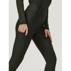 Pantalon Tommy Hilfiger Equestrian Highland Hybrid femme full grip Pin Bleu