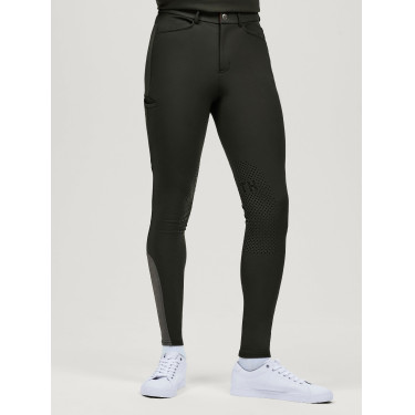 Heren rijbroek Tommy Hilfiger Equestrian Pro kniegrip Zwart