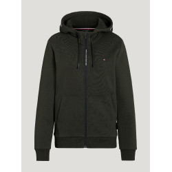 Sweat à capuche Tommy Hilfiger Equestrian zippé Union homme Pin Bleu