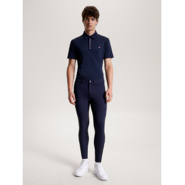 Heren rijbroek Tommy Hilfiger Equestrian Pro kniegrip Woestijnlucht Blauw