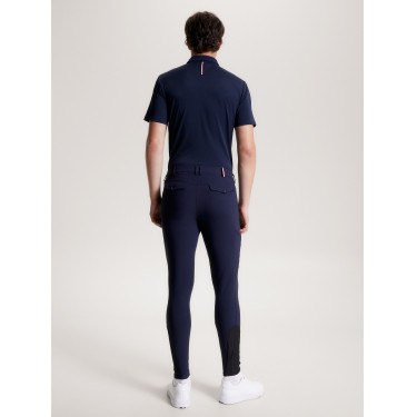 Heren rijbroek Tommy Hilfiger Equestrian Pro kniegrip Woestijnlucht Blauw