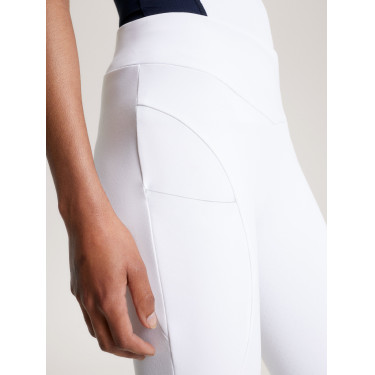 Legging Tommy Hilfiger Equestrian Elmira femme full grip Blanc optique