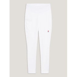 Legging Tommy Hilfiger Equestrian Elmira femme full grip Blanc optique