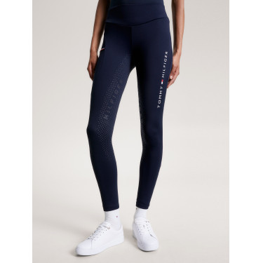 Dames full grip legging Tommy Hilfiger Equestrian Elmira Woestijnlucht Blauw