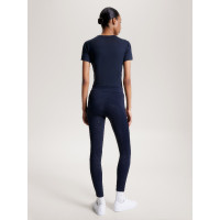 Dames full grip legging Tommy Hilfiger Equestrian Elmira Fossiel Bruin