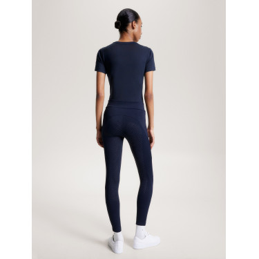 Dames full grip legging Tommy Hilfiger Equestrian Elmira Woestijnlucht Blauw