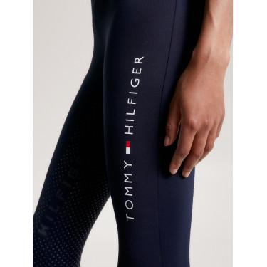Dames full grip legging Tommy Hilfiger Equestrian Elmira Woestijnlucht Blauw
