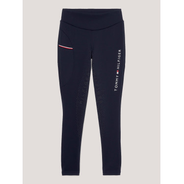 Dames full grip legging Tommy Hilfiger Equestrian Elmira Woestijnlucht Blauw
