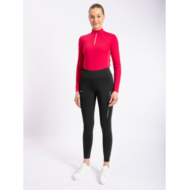 Legging Tommy Hilfiger Equestrian Elmira hiver full grip femme Noir