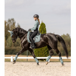Zadeldoek Waldhausen Nepal Zilverkleurig blauw