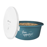 Voederbak met deksel Waldhausen Grijs