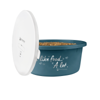 Mangeoire XL avec couvercle Waldhausen Gris