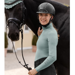 Col roulé ELT Madison femme Bleu argenté