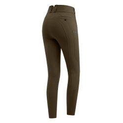 Pantalon d'équitation ELT Mathilda Glam taille haute Brun vert