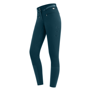 Rijbroek ELT Maja Glam Curved met hoge taille Petrolblauw